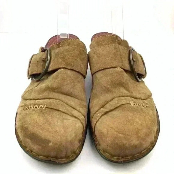 Josef Seibel flats 41 10-10.5 brown suede mules - Picture 5 of 14